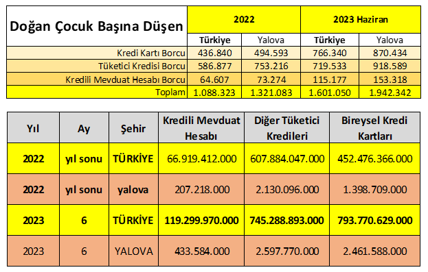BECAN "YENİ DOĞAN BEBEKLERİ BİLE BORÇLANDIRDILAR"