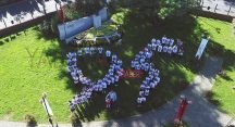 95 ÇOCUKTAN 95.YIL KAREOGRAFİSİ YAPILDI 95 ÇOCUKTAN 95.YIL KAREOGRAFİSİ YAPILDI