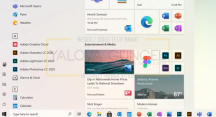 Yeni Windows 10 Başlat Menüsü Yeni Windows 10 Başlat Menüsü