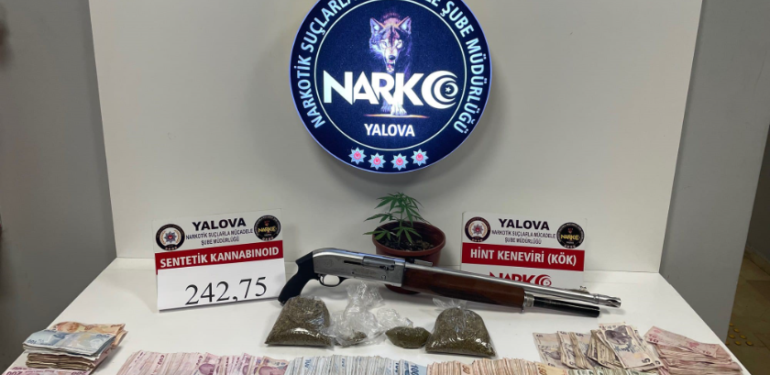 NARKOTİK YALOVA’DA GÖZ AÇTIRMIYOR