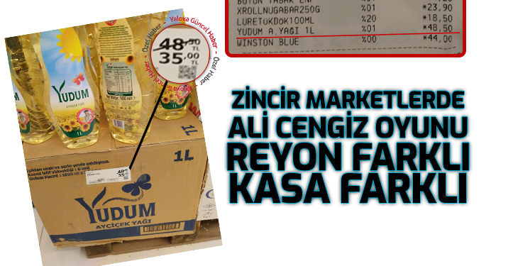 Zincir Marketlerden Vatandaşa Ali Cengiz Oyunu