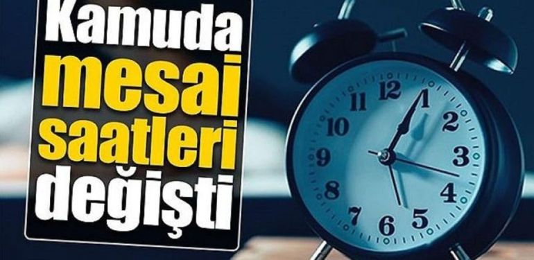 Kamu Kurumlarının Mesai Saatleri Değişti