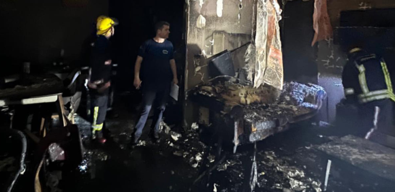 Çınarcık’ta Dubleks Ev Küle Döndü