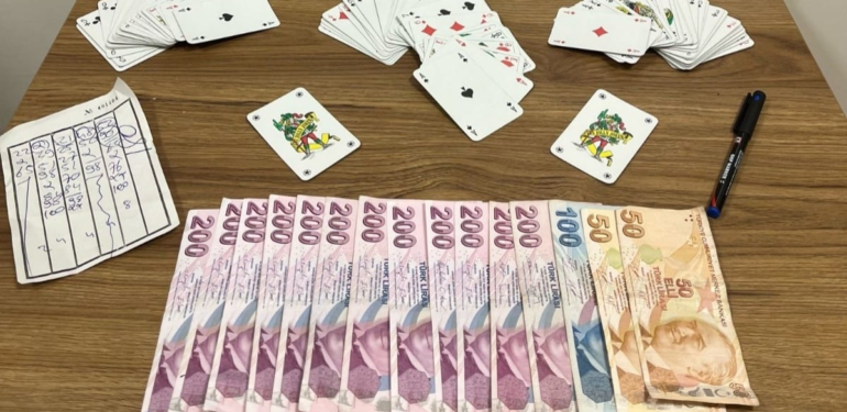 KUMAR OYNAYAN 19 KİŞİYE CEZA KESİLDİ