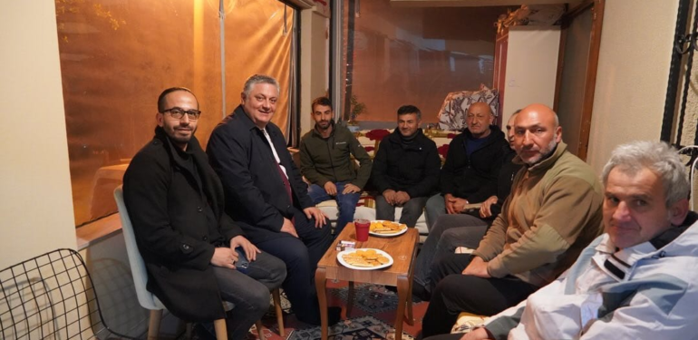 GÜREL “ÇAT KAPI ZİYARETLERE” DEVAM EDİYOR