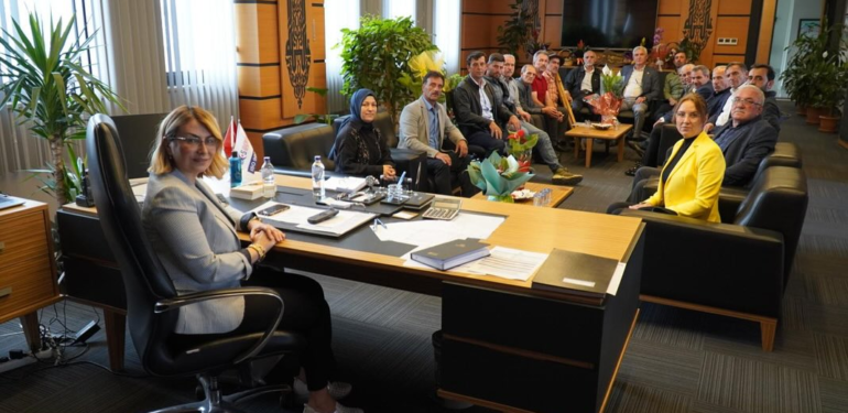 Muhtarlardan Başkan Yasemin Fazlaca’ya Ziyaret