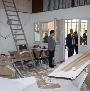 RDKM NİKAH DAİRESİNİN TAVANI ÇÖKTÜ