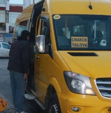 Çınarcık Minibüs Ücretlerine Zam Geldi