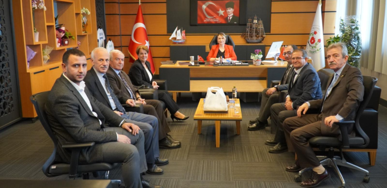 BAŞKAN YASEMİN FAZLACA’YA ZİYARETLER SÜRÜYOR