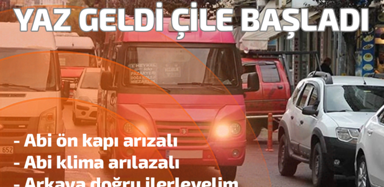Yaz Sıcaklarıyla Birlikte Minibüs Şikayetleri Arttı