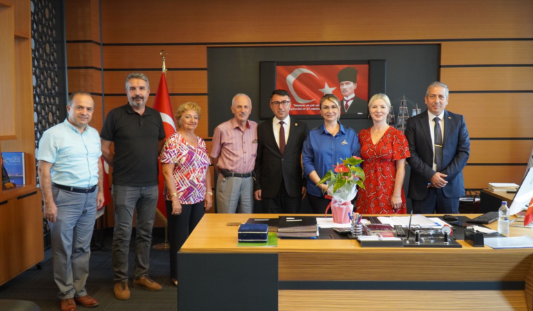 TEMAD Yalova’dan Başkan Yasemin Fazlaca’ya Ziyaret
