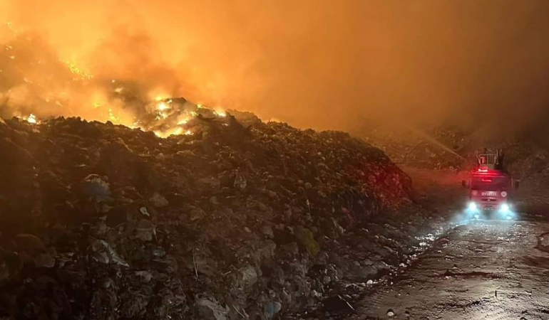 YAKAB Çöplüğü Yine Alevlere Teslim Oldu