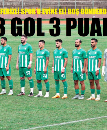 Yeşilova Spor Evinde Galip: Ferizli Spor’u 3-1 Mağlup Etti