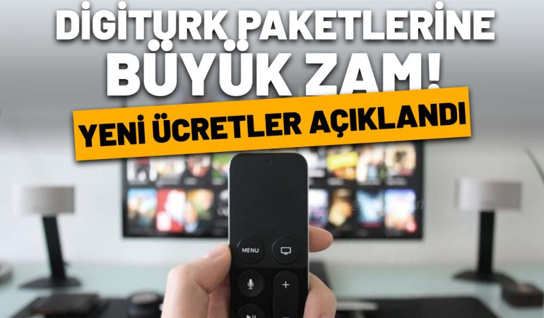 Digitürk Paketlerine Zam Geldi! Yeni Fiyatlar Belli Oldu