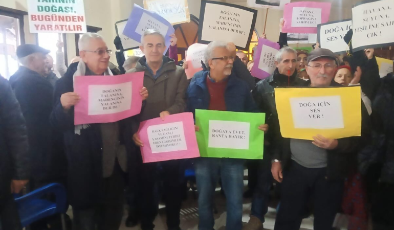 Doğa Katliamına Karşı Güneyköy’de Toplandılar