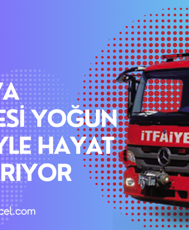 Yalova İtfaiyesi Yoğun Mesaiyle Hayat Kurtarıyor