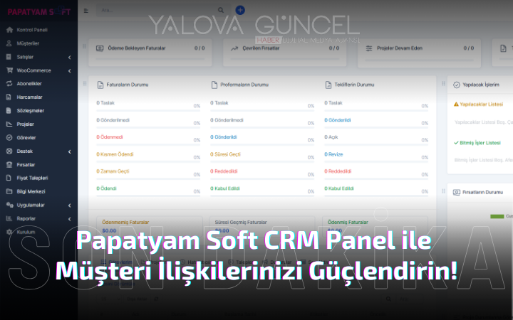 Papatyam Soft CRM ile Müşteri İlişkilerinizi Güçlendirin!
