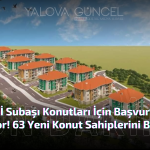 TOKİ Subaşı Konutları İçin Başvurular Başlıyor!