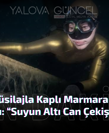 Şahika Ercümen Müsilajla Kaplı Marmara Denizi'ne Daldı