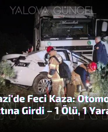 Orhangazi'de Feci Kaza: Otomobil Tırın Altına Girdi – 1 Ölü, 1 Yaralı