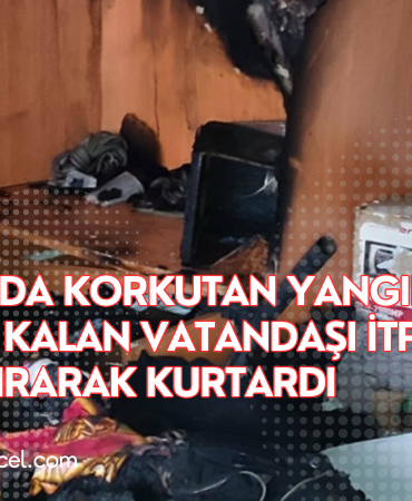 Mahsur Kalan Vatandaşı İtfaiye Kapıyı Kırarak Kurtardı
