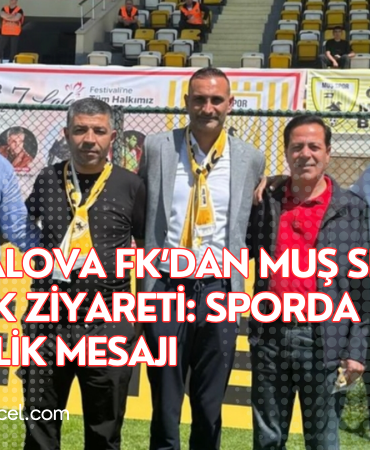 Yeşil Yalova FK’dan Muş Spor’a Dostluk Ziyareti: Sporda Kardeşlik Mesajı