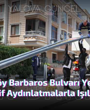 Çiftlikköy Barbaros Bulvarı Yeni Nesil Dekoratif Aydınlatmalarla Işıldayacak