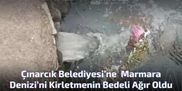 Çınarcık Belediyesi’ne Marmara Denizi’ni Kirletmenin Bedeli Ağır Oldu
