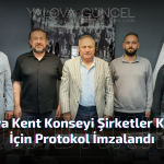 Yalova Kent Konseyi Şirketler Kupası İçin Protokol İmzalandı
