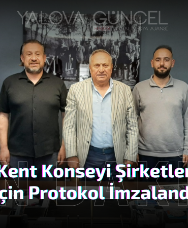 Yalova Kent Konseyi Şirketler Kupası İçin Protokol İmzalandı