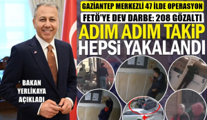 Yalova Dahil 47 İlde FETÖ Operasyonu: 208 Şüpheli Gözaltında