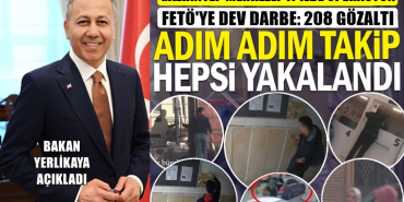 Yalova Dahil 47 İlde FETÖ Operasyonu: 208 Şüpheli Gözaltında