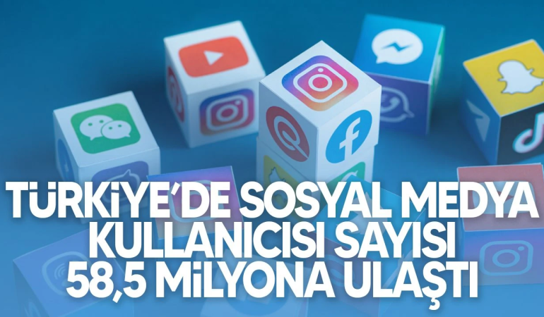 Türkiye’de İnternet Kullanıcı Sayısı 58,5 Milyon