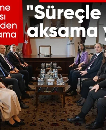 DEM Parti’den AKP’ye Ziyaret: Gündemde Yeni Anayasa ve İnfaz Düzenlemesi Vardı