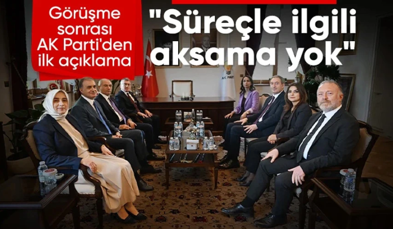 DEM Parti’den AKP’ye Ziyaret: Gündemde Yeni Anayasa ve İnfaz Düzenlemesi Vardı
