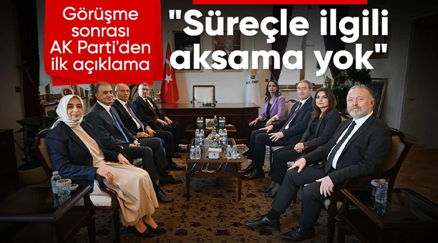 DEM Parti’den AKP’ye Ziyaret: Gündemde Yeni Anayasa ve İnfaz Düzenlemesi Vardı