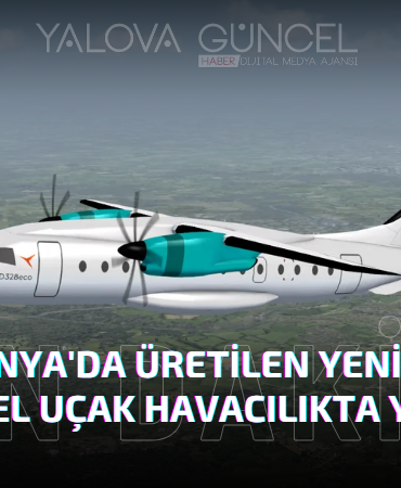 Almanya'da Üretilen D328eco Uçağı Fabrikadan Çıktı