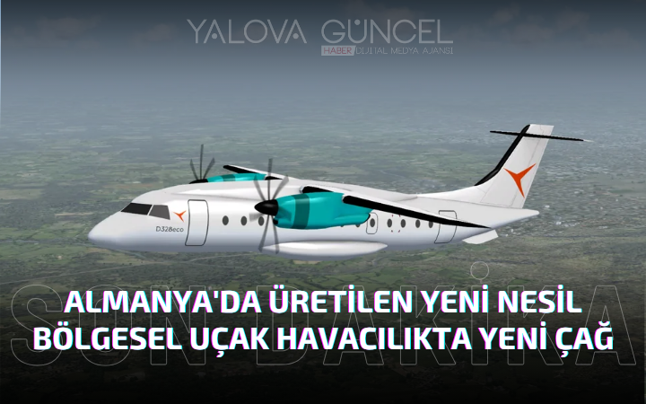 Almanya'da Üretilen D328eco Uçağı Fabrikadan Çıktı
