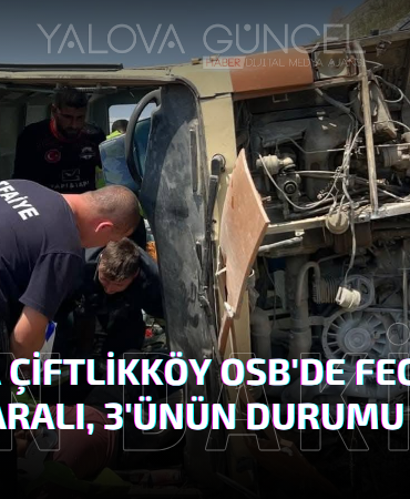 Yalova Çiftlikköy OSB'de Feci Kaza: 12 Yaralı