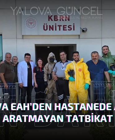 Hastanede Aslını Aratmayan Tatbikat