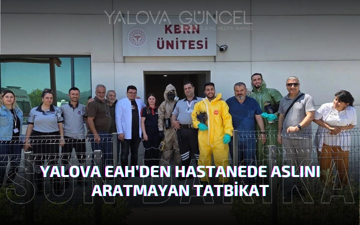 Hastanede Aslını Aratmayan Tatbikat