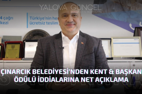 Çınarcık Belediyesi’nden “Kent & Başkan Ödülü” İddialarına Net Yanıt
