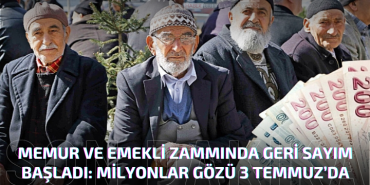 Memur ve Emekli Zammında Geri Sayım Başladı