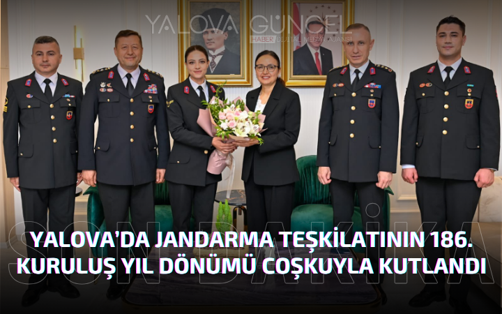 Yalova’da Jandarma Teşkilatının 186. Yaşında