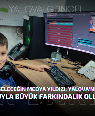 12 YAŞINDAKİ SARP TEBER, GELECEĞİN MEDYA YILDIZI