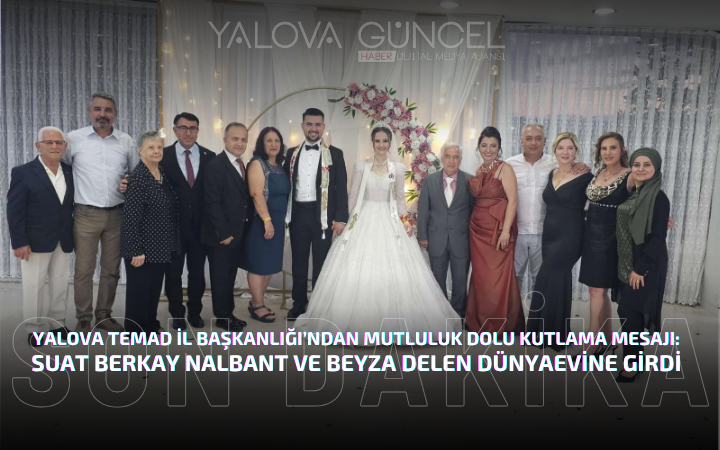 Suat Berkay Nalbant ve Beyza Delen Dünyaevine Girdi