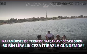 Karamürsel’de Teknede “Kaçak Av” Cezası Şoku