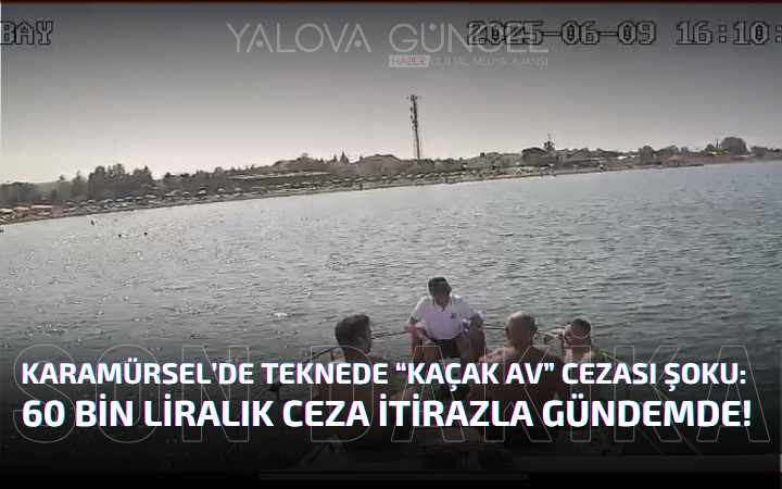Karamürsel’de Teknede “Kaçak Av” Cezası Şoku