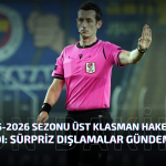 TFF, 2025-2026 Sezonu Üst Klasman Hakemlerini Açıkladı