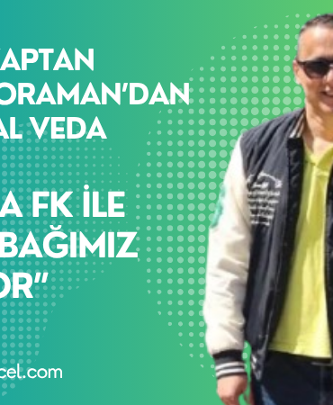 Efsane Kaptan Hakan Toraman’dan Duygusal Veda: “Yalova FK ile Gönül Bağımız Sürüyor”